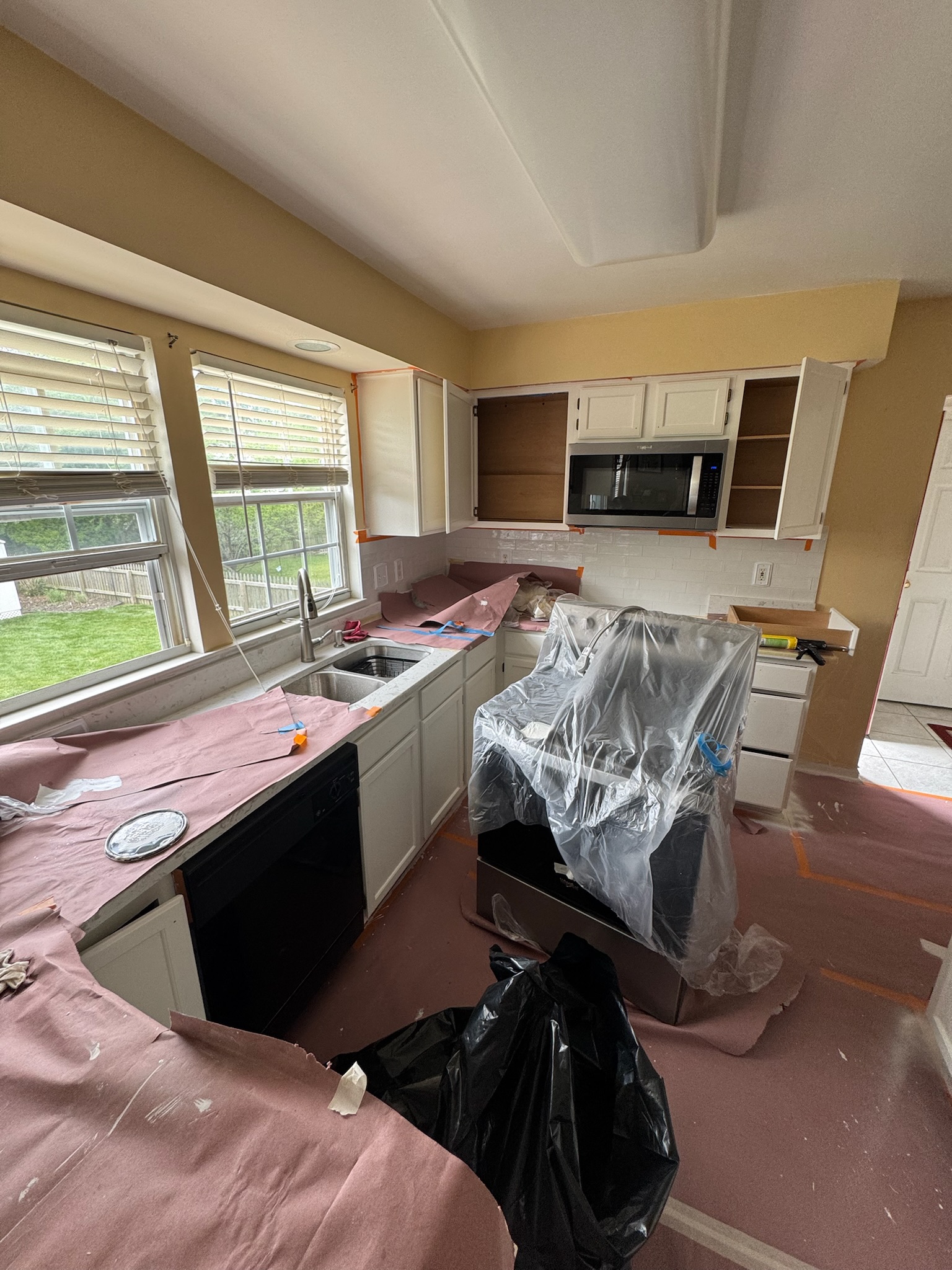 Cabinet refinishing project 20