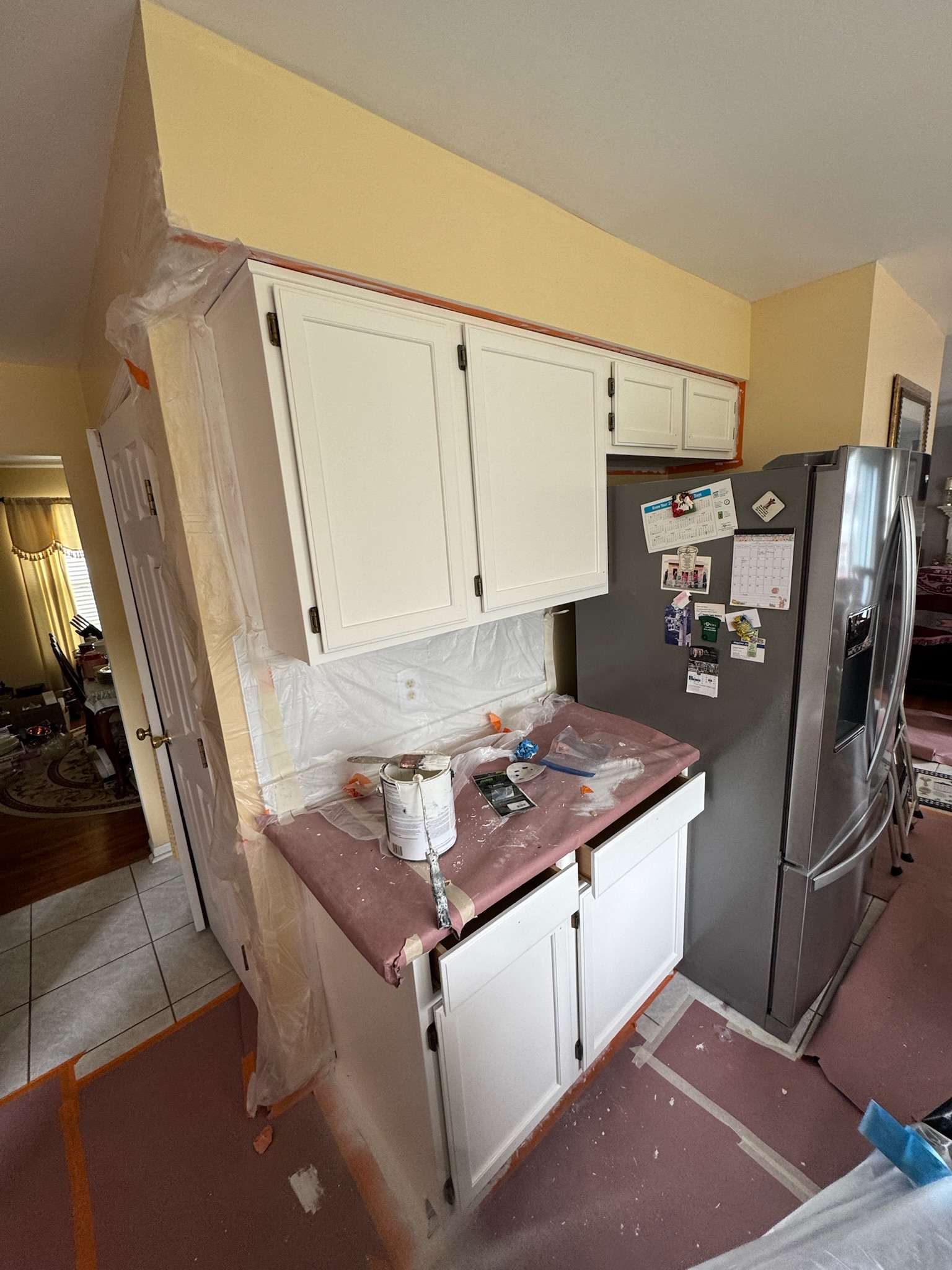 Cabinet refinishing project 27