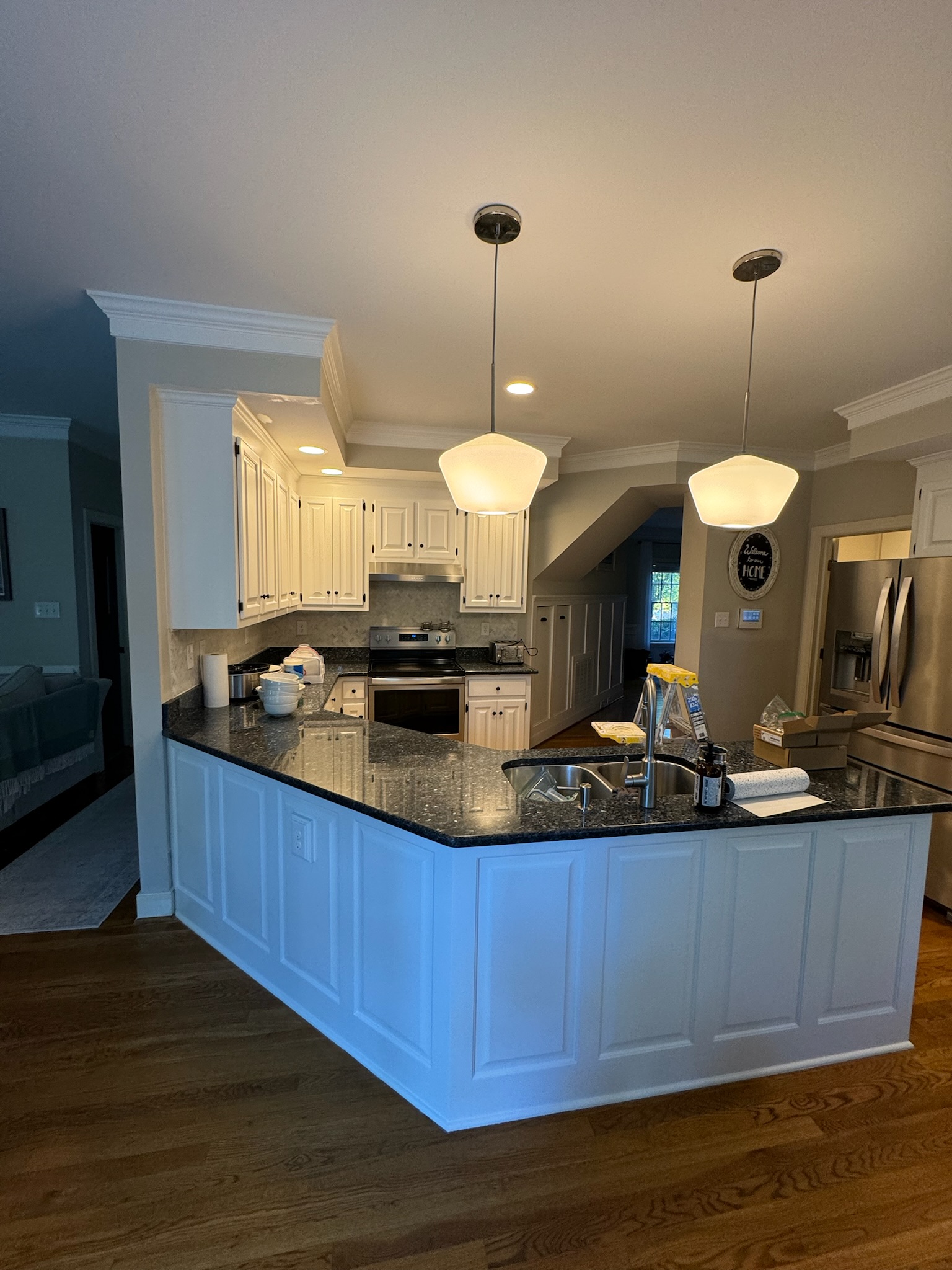 Cabinet refinishing project 31