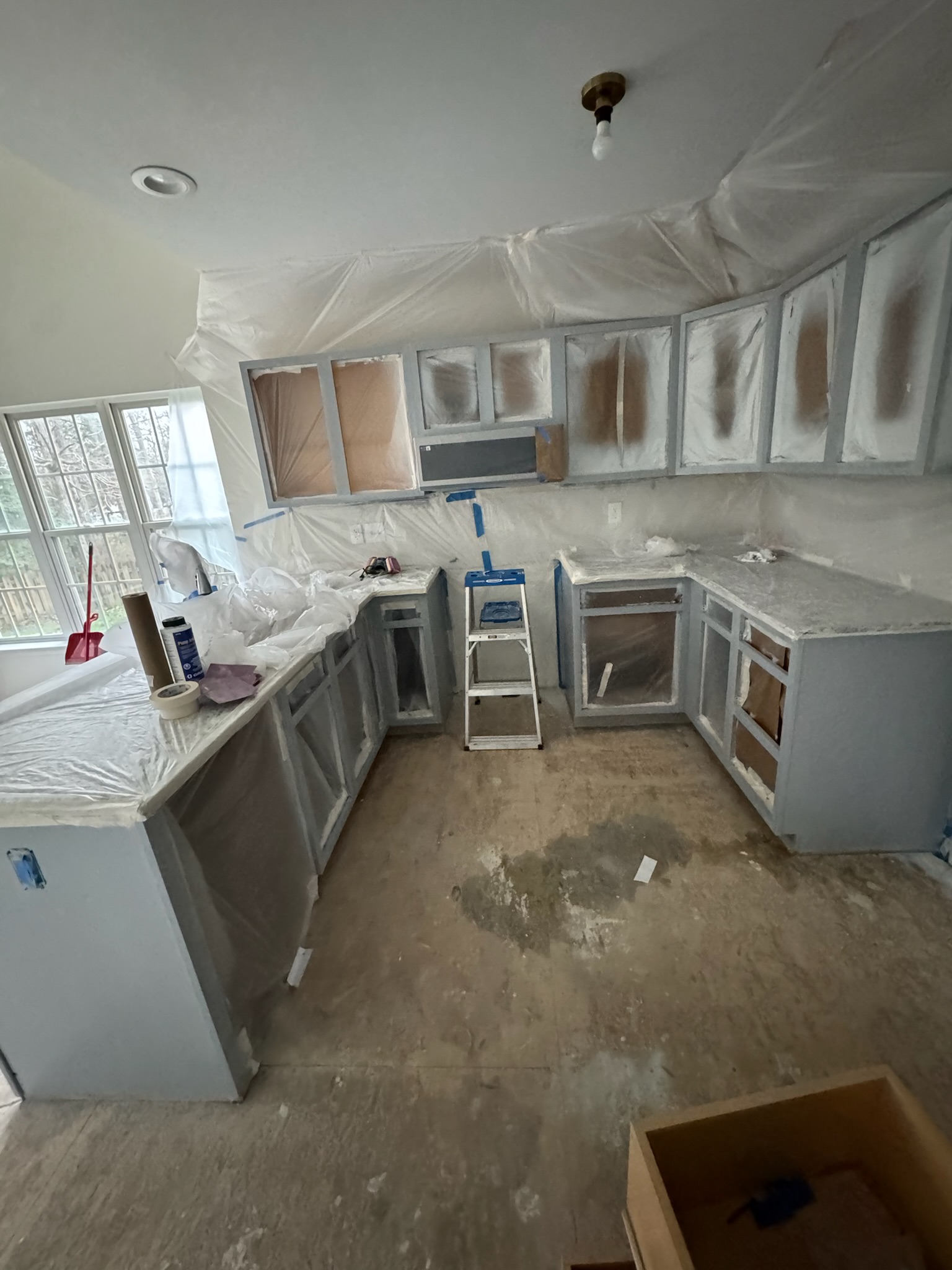 Cabinet Refinishing Project