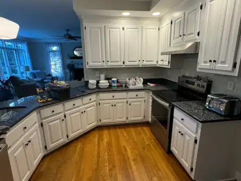 Cabinet refinishing project