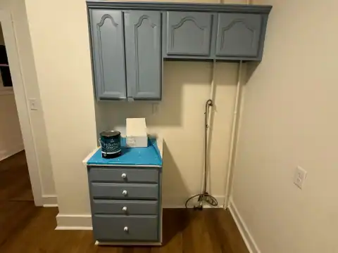 Cabinet refinishing project 14