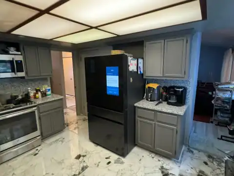 Cabinet refinishing project 20