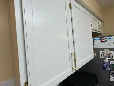 Cabinet refinishing project 21