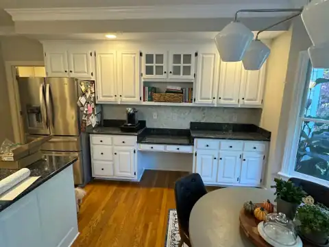 Cabinet refinishing project 22