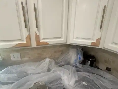 Cabinet refinishing project 23