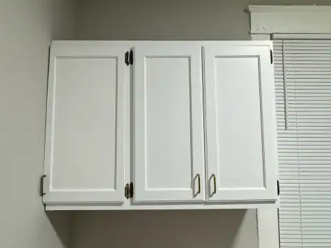 Cabinet refinishing project 26