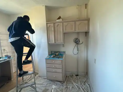 Cabinet refinishing project 27