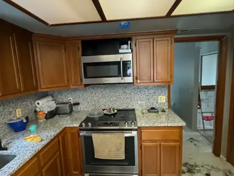 Cabinet refinishing project 32