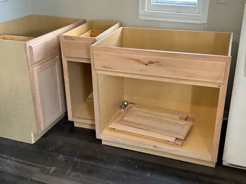 Cabinet refinishing project 39