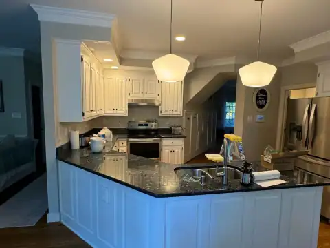 Cabinet refinishing project 43