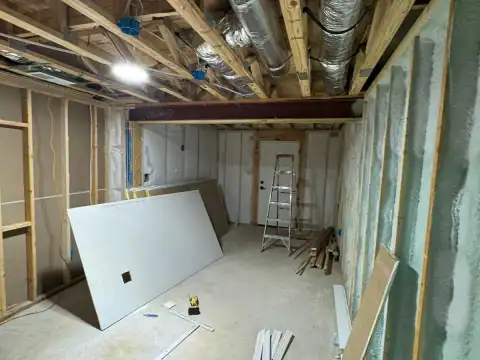 Drywall repair project