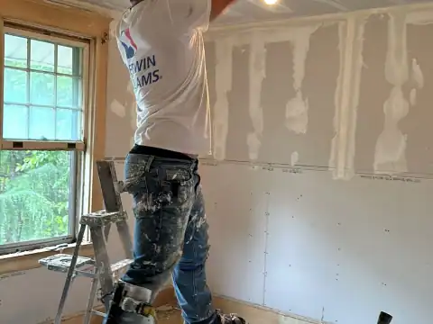 Drywall repair project 29