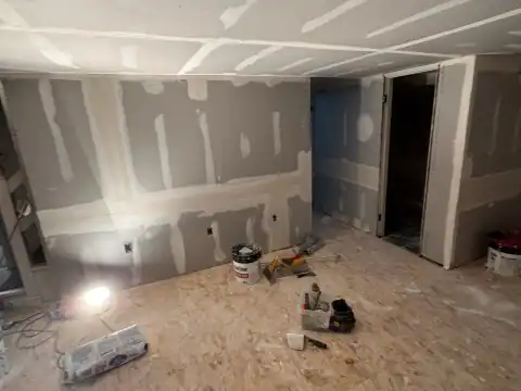 Drywall repair project 39