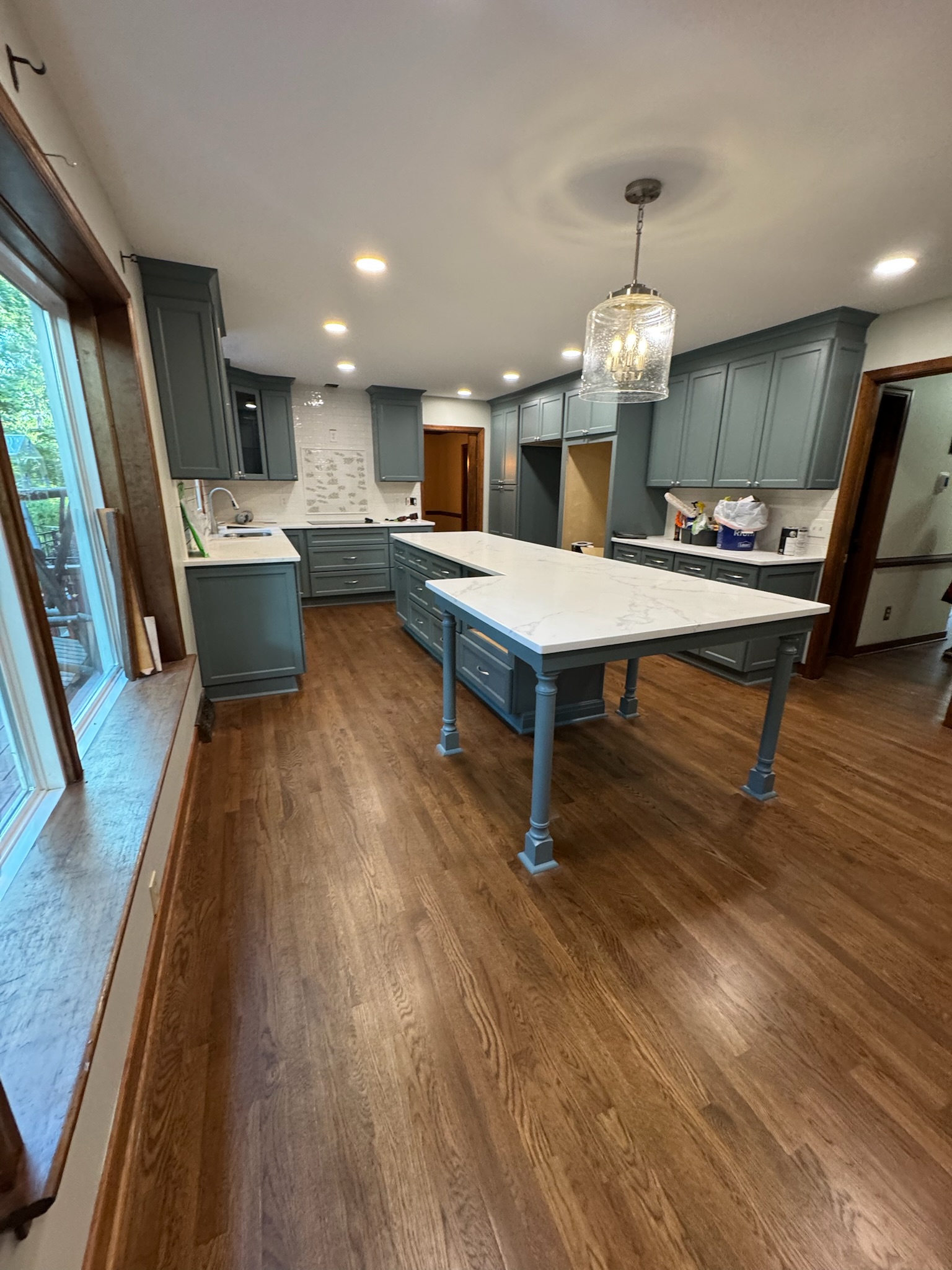 Interior staining project 6