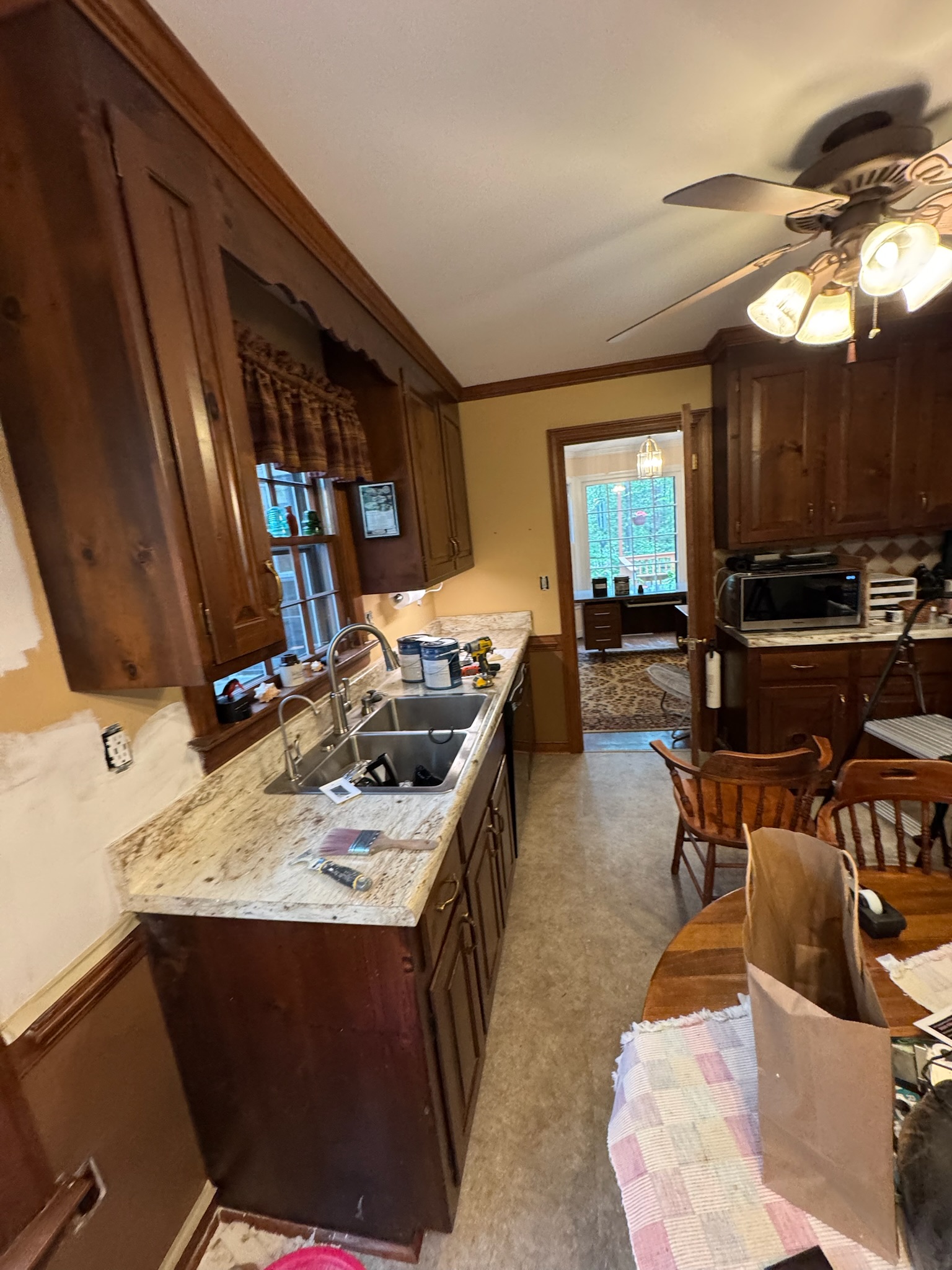 Interior staining project 14