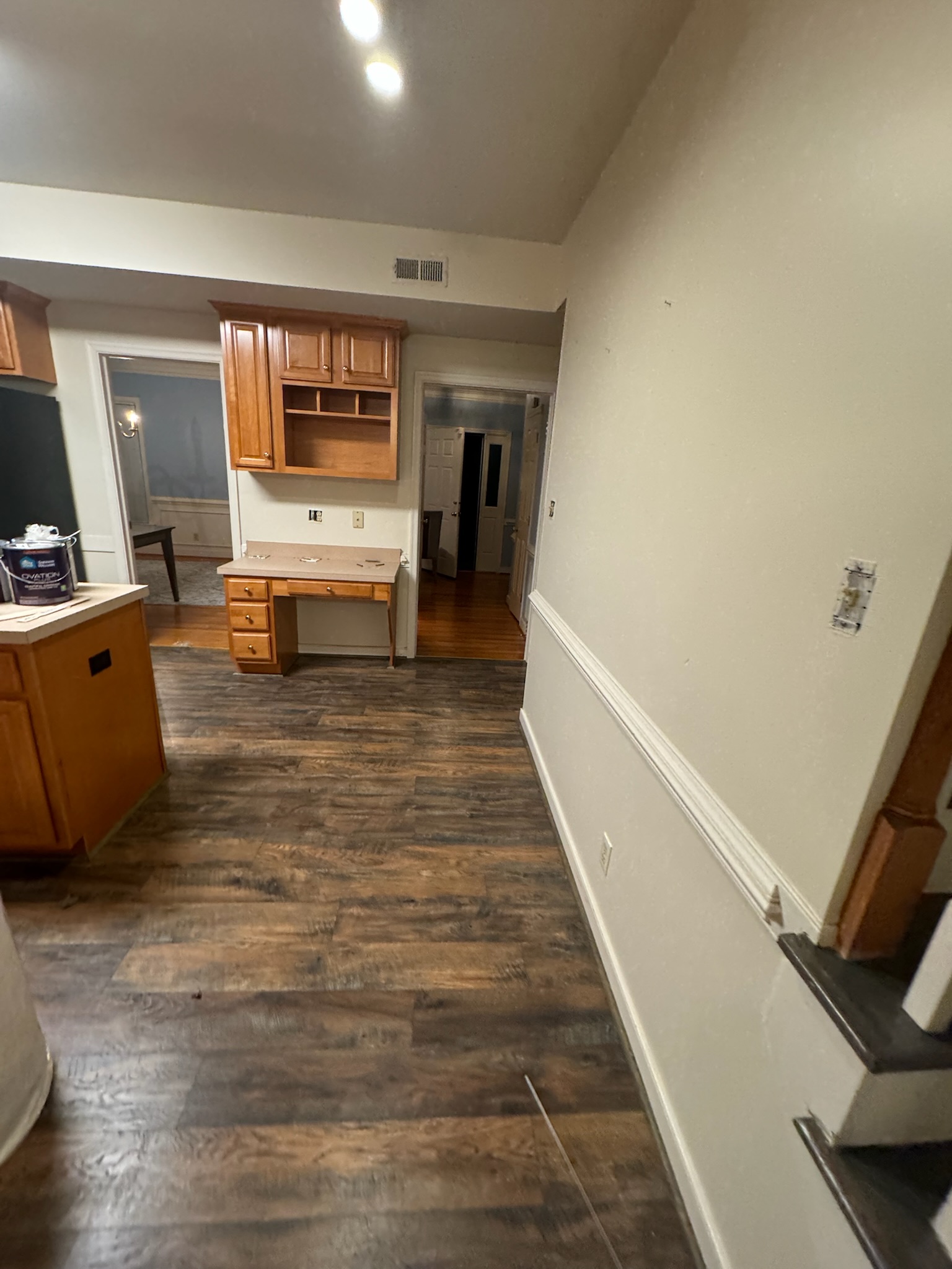 Interior staining project 15